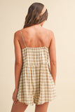 Plaid Romper