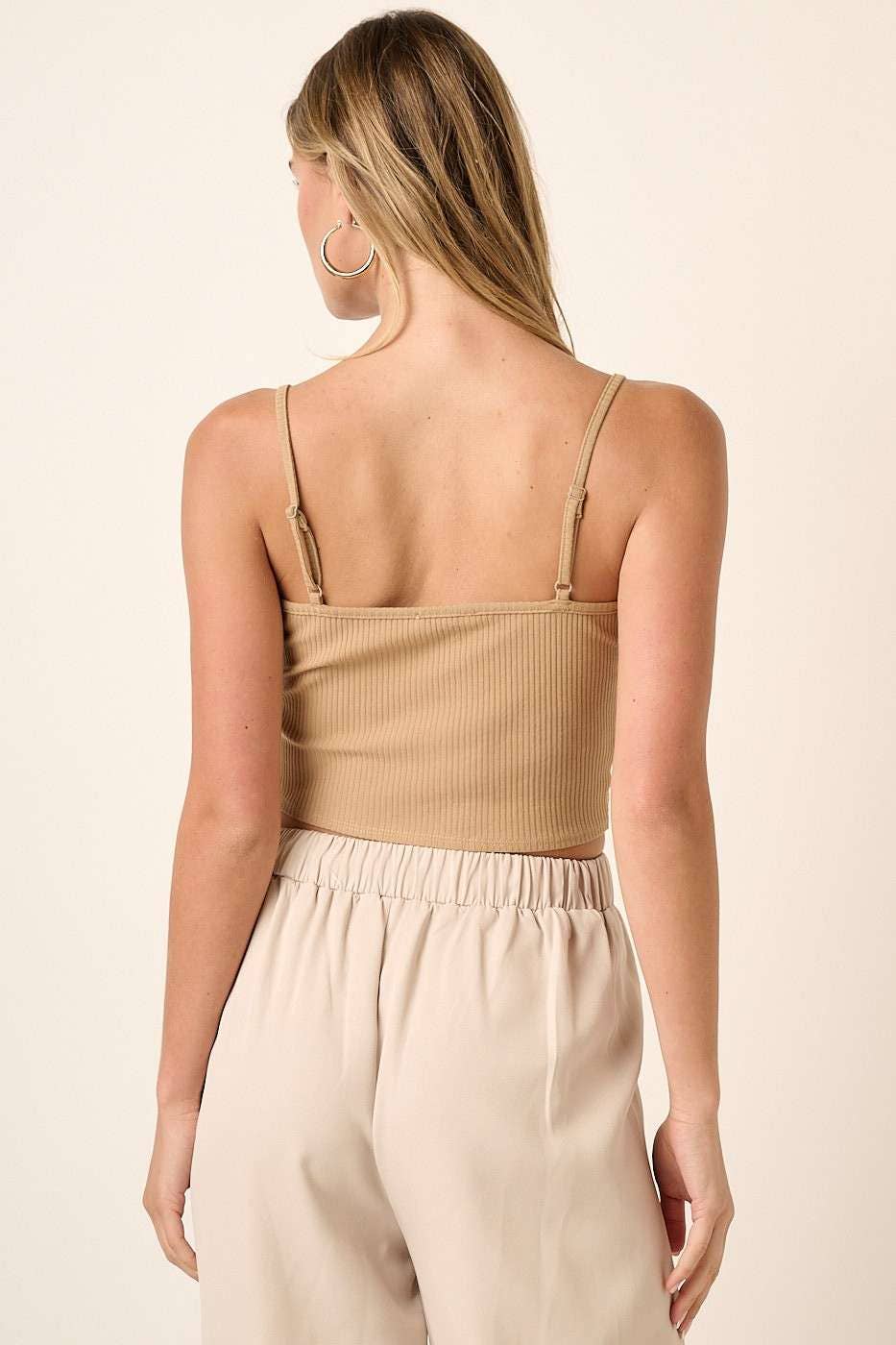 TWIST FRONT CROP TOP