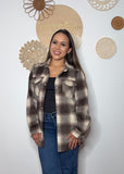 Button Down Flannel Shacket