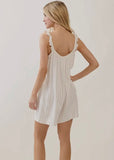 Ruffle Sleeve Romper
