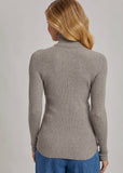 Ribbed Turtle Neck Pullover