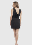 Sleeveless Drape Mini Dress