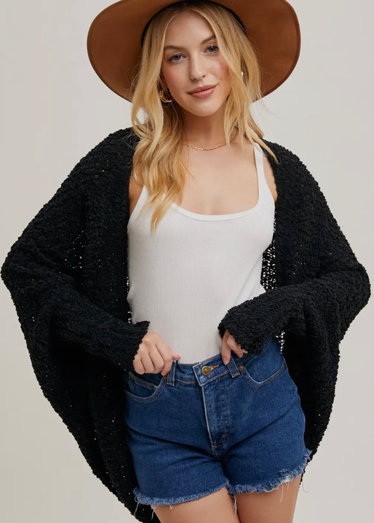 Chunky Popcorn Cardigan