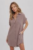 Button Up Shirt Dress