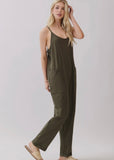 Cotton Relaxed Cami Jumpsuit
