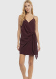 Spaghetti Strap Dress with Waist Tie