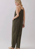 Cotton Relaxed Cami Jumpsuit