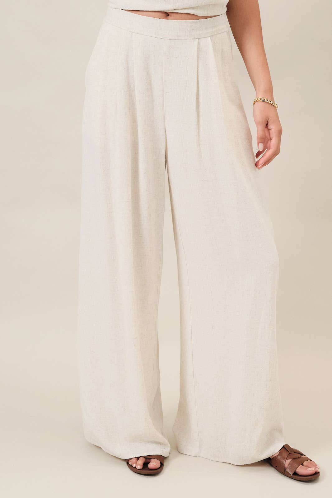 Linen Wide Leg Pants