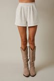 PLEATED DETAIL SHORTS
