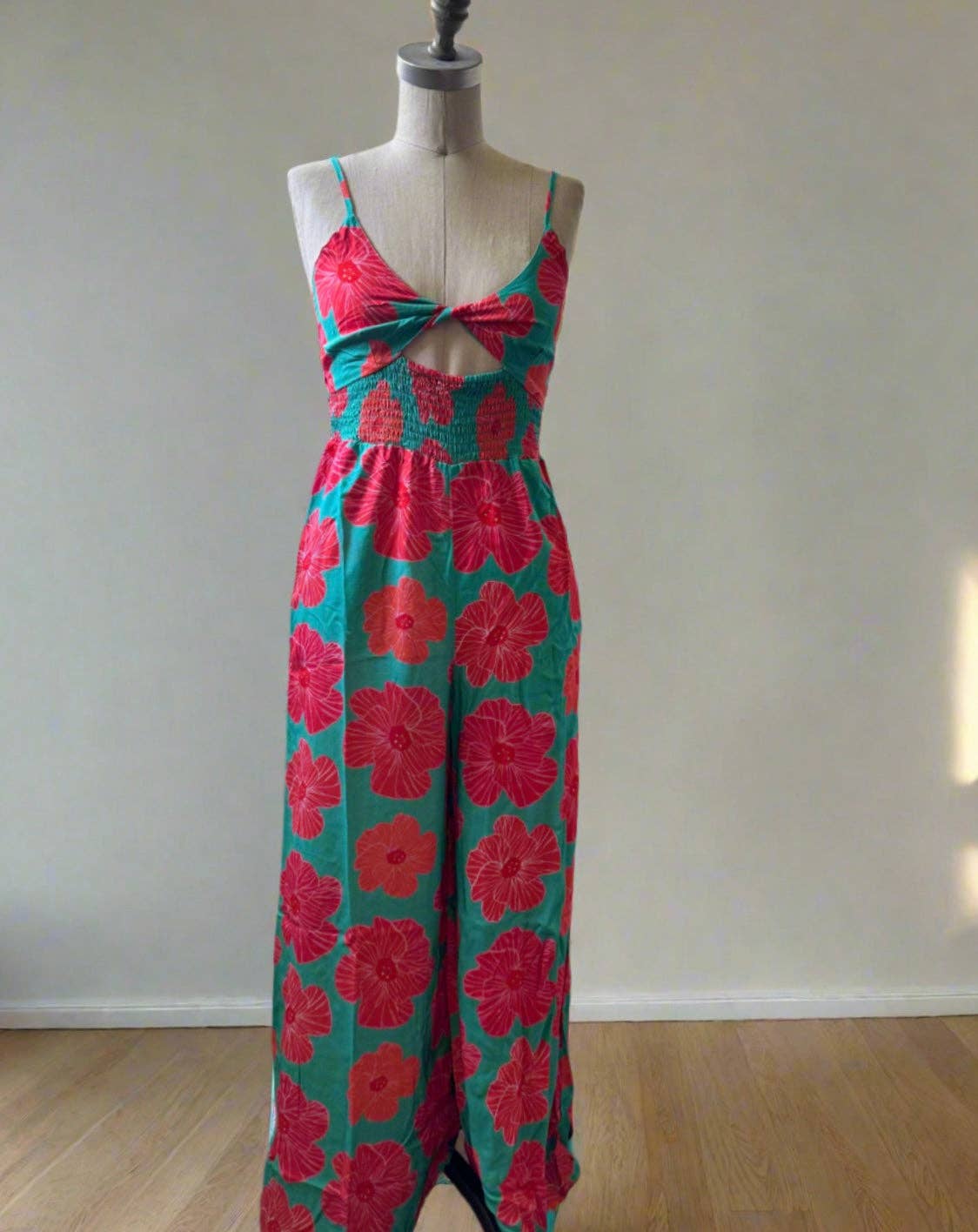 Paradise Now- Women's Tie Back Jumper in Paradise Hau in Turquoise