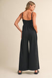 Empire Waist Wide Leg Jumpsuit