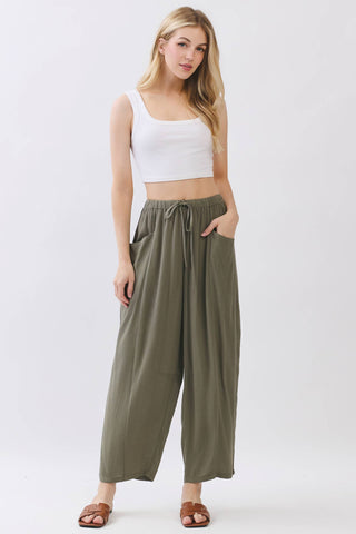 Barrel Drawstring Pants