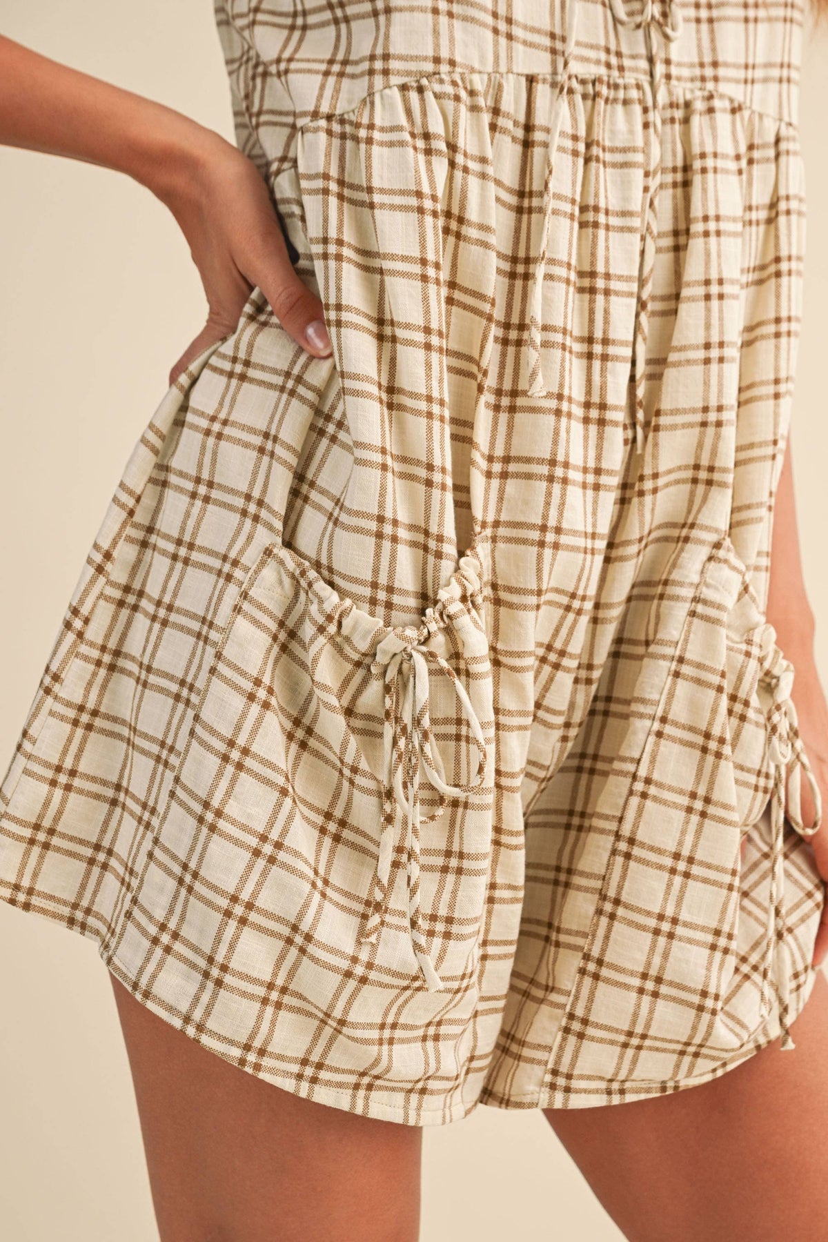 Plaid Romper