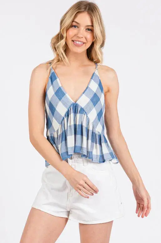 Deep V-neck Baby Dall Cami Top