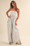 Empire Waist Wide Leg Jumpsuit