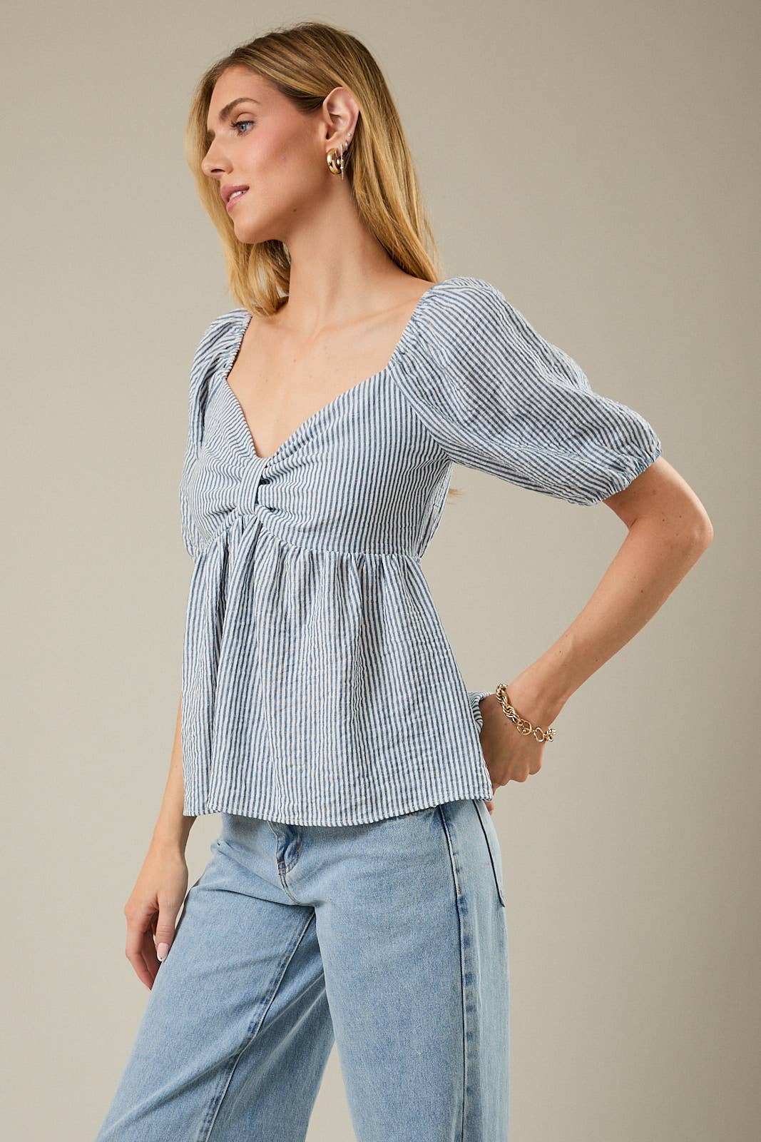 Sweetheart Puff Top