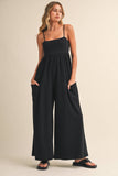 Empire Waist Wide Leg Jumpsuit