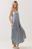 Denim Slouchy Jumpsuit