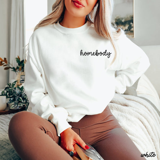 Homebody Cursive Sweatshirt
