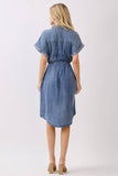 Tencel Denim Shirt Dress