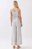 Stripe Wide Leg Pants