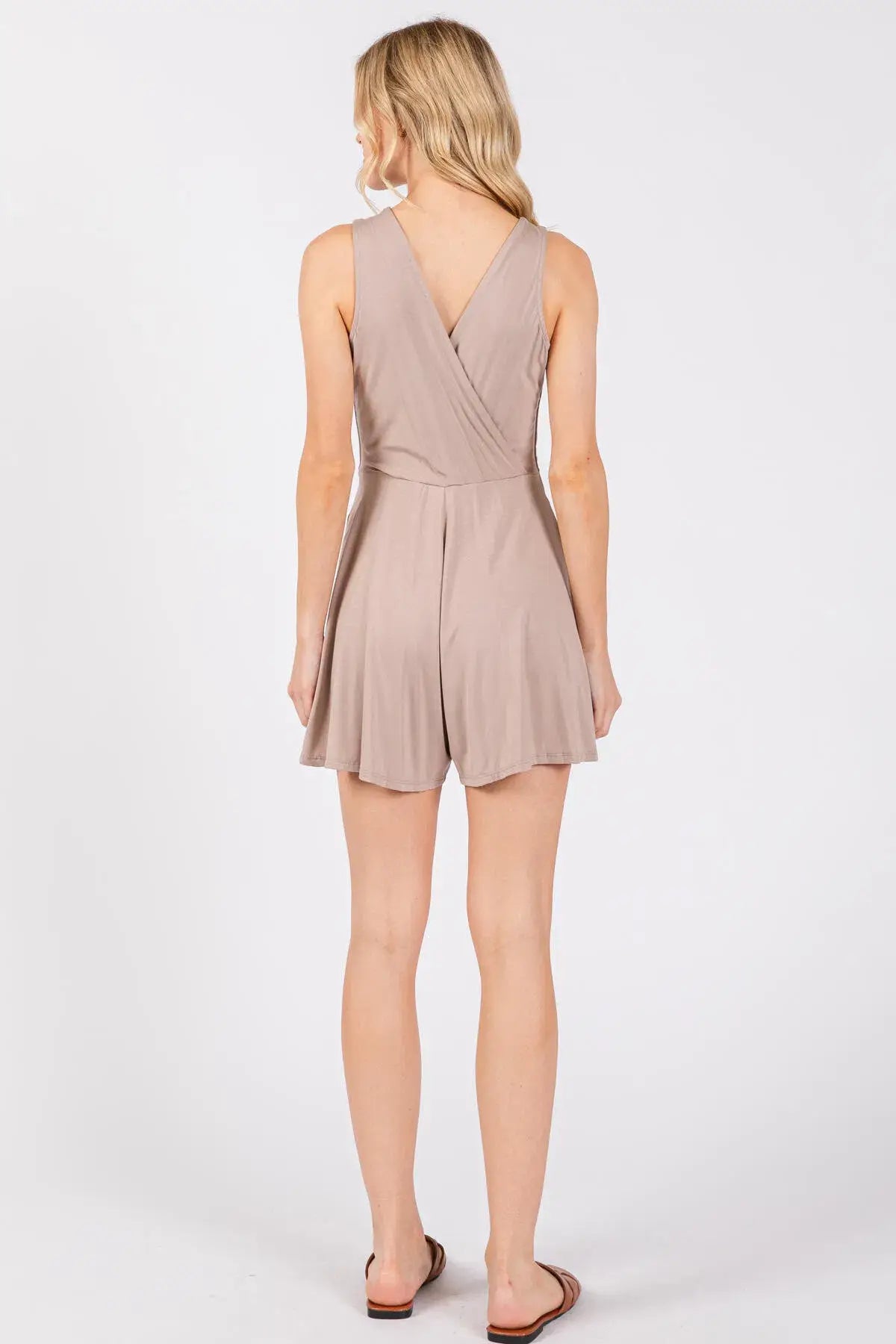 Rayon Modal Surplice Romper