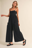 Empire Waist Wide Leg Jumpsuit