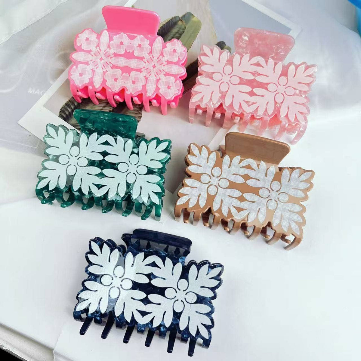 Hawaiian Quilt Claw Clip