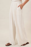 Linen Wide Leg Pants