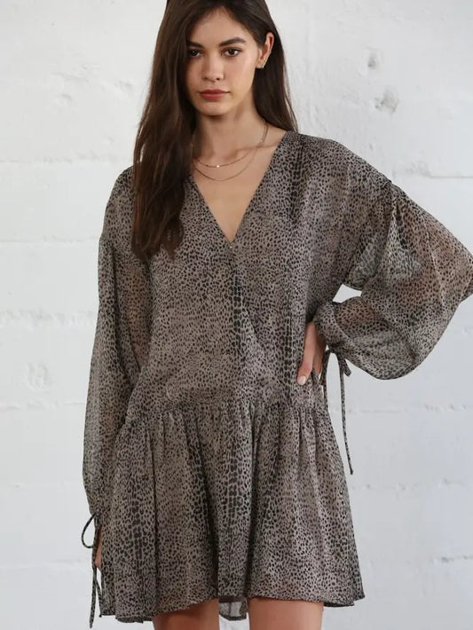 Boho Chic Crinkle Dress
