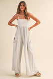 Empire Waist Wide Leg Jumpsuit