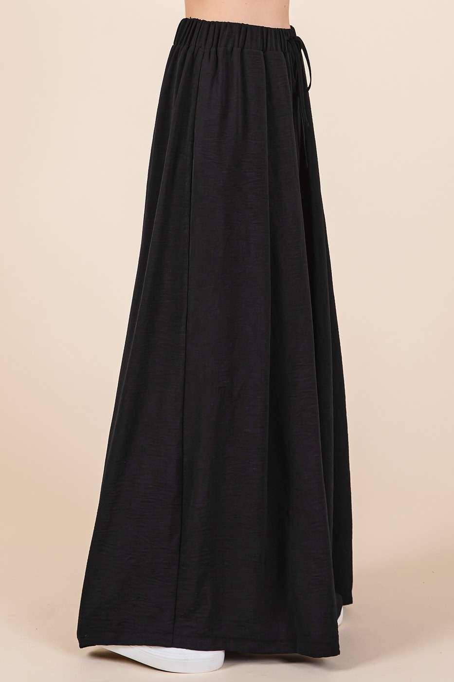 AIRFLOW PLEATED WIDE LEG PANTS