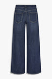 Dark Stretch Mid Rise Palazzo