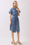 Tencel Denim Shirt Dress
